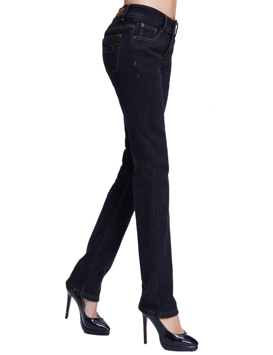 Women's Winter Jeans Pants Thermal Denim Jeggings Slim Fit Skinny