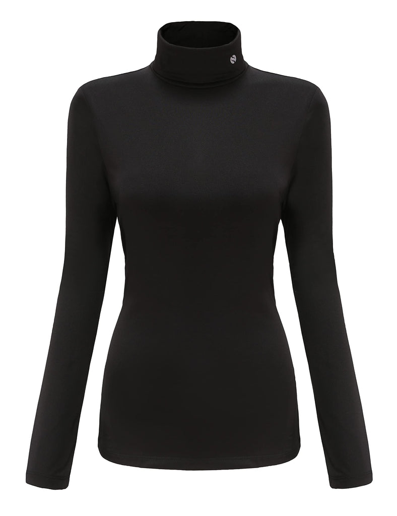  Womens Thermal Tops Fleece Lined Shirt Long Sleeve