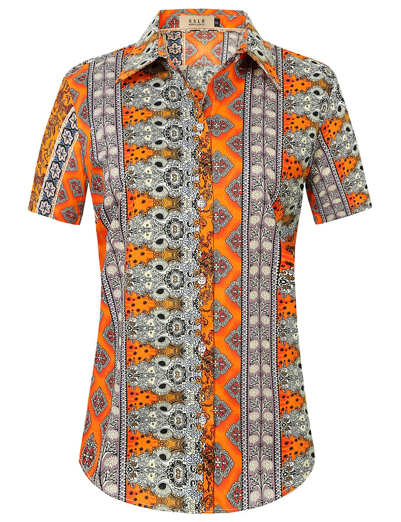 SSLR Womens Hawaiian Vintage Shirts